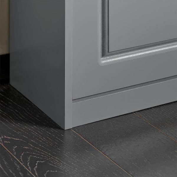 Schuhkipper | Schuhbank | Sitzbank | Schuhkommode | Schuhschrank Hellgrau