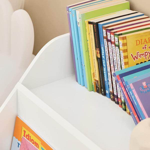 Kinderregal | Spielzeugregal | Aufbewahrungsregal Für Kinder | Weiss