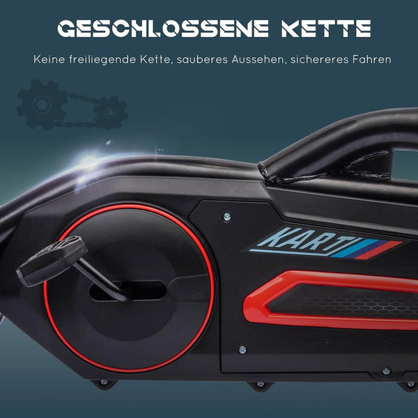 Go Kart Pedal Go Kart Rückwärts-uns Vorwärtsgang Rot +Schwarz