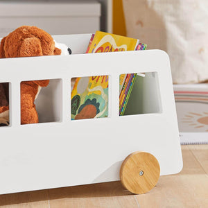Kinderregal Spielzeugregal Aufbewahrungsregal für Kinder KMB41-W