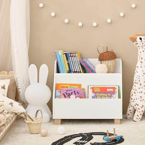 Kinderregal | Spielzeugregal | Aufbewahrungsregal Für Kinder | Weiss