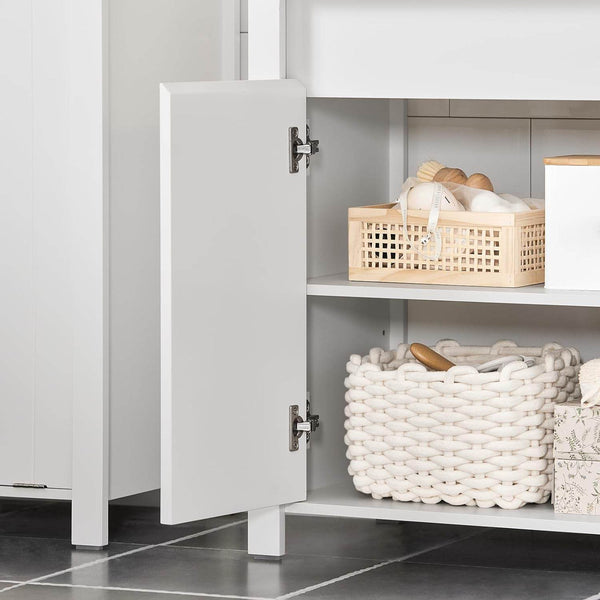 Waschbeckenunterschrank Badschrank Waschtisch Weiss BZR101-W