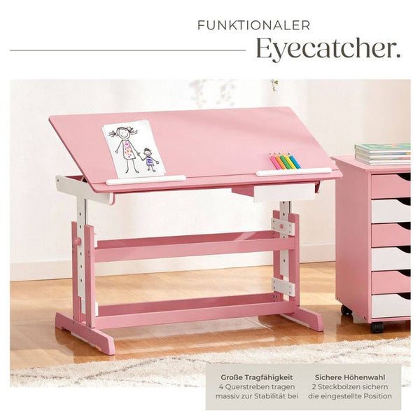 Schreibtisch pink