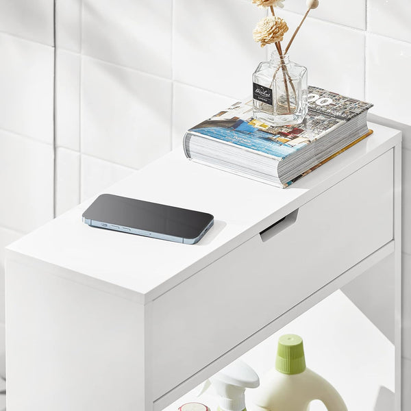 Nischenregal Badezimmerschrank Nischenschrank Weiss BZR48-W
