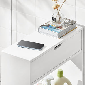 Nischenregal Badezimmerschrank Nischenschrank Weiss BZR48-W