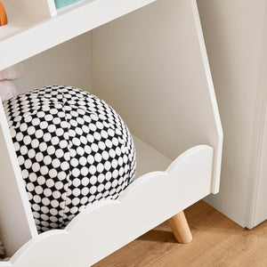 Kinderbücherregal | Aufbewahrungsregal | Montessori Regal | Weiss