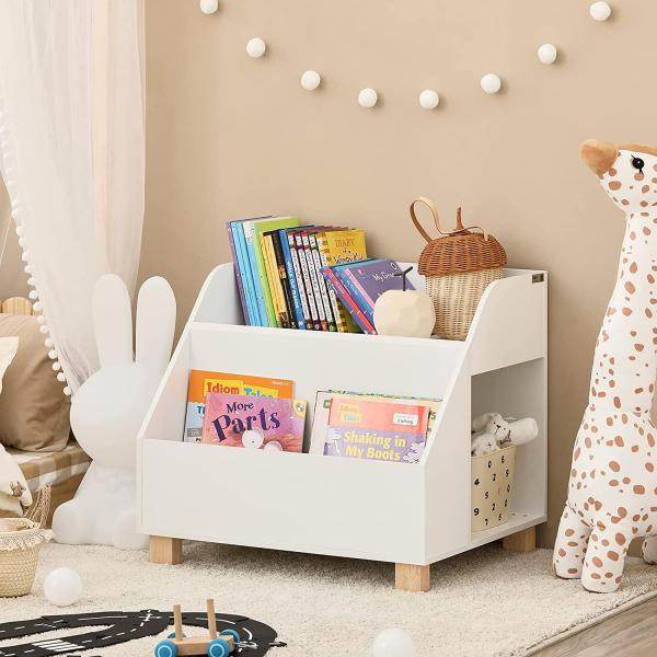 Kinderregal | Spielzeugregal | Aufbewahrungsregal Für Kinder | Weiss