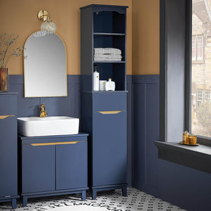 Hochschrank | Badschrank | Badregal | Blau | BZR112-B