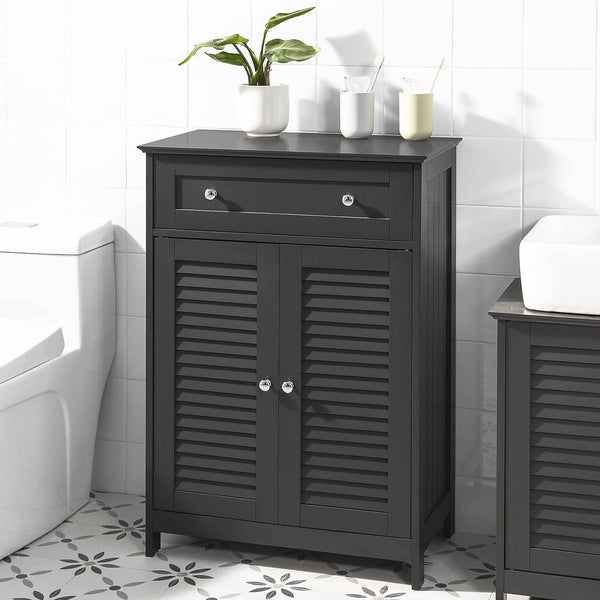 Badkommode | Badzimmerschrank | Sideboard Dunkelgrau | FRG238-DG
