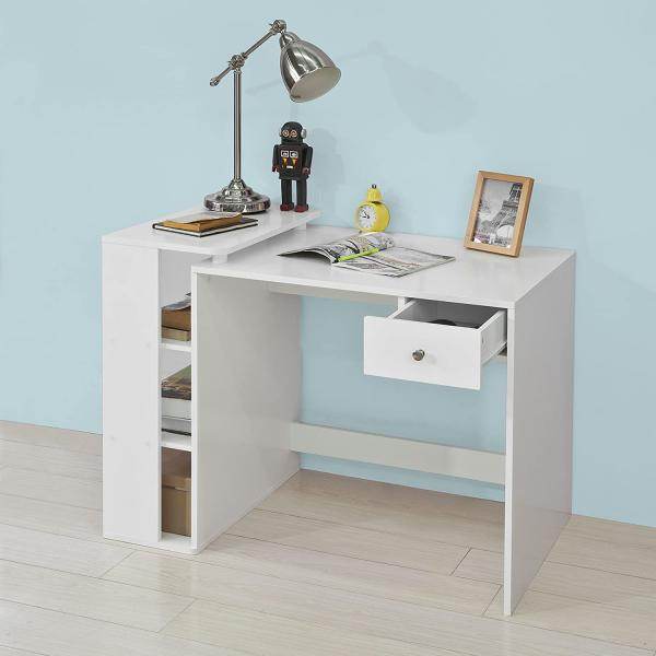 Schreibtisch Weiss Bürotisch mit Regal Computertisch