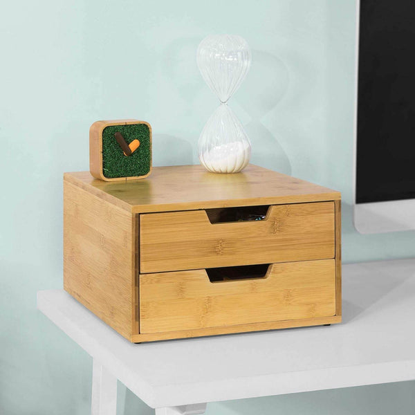 Kaffeekapsel Box | Aufbewahrungsbox | Schubladenbox Bambus | FRG82-N