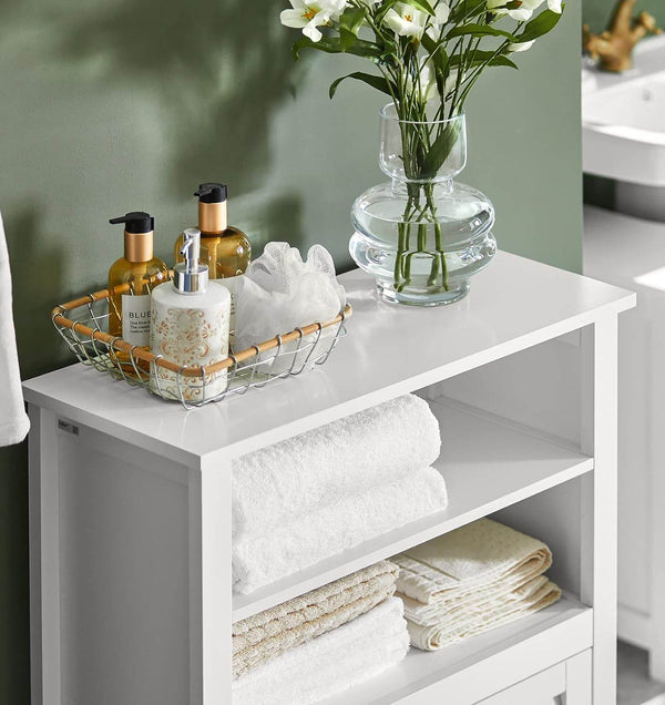 Badkommode | Badzimmerschrank | Flurschrank Weiss BZR13-W