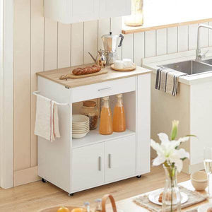 Küchenwagen | Sideboard | Servierwagen | Kücheninsel | Weiss