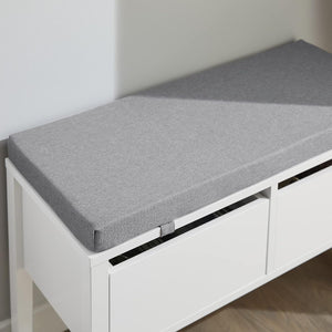 Sitzkommode | Sitzbank mit Stauraum | Schuhbank | Weiss FSR88-W