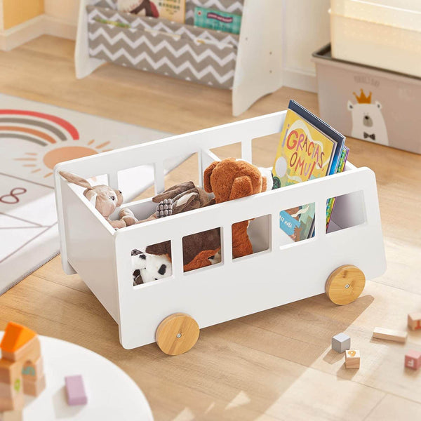 Kinderregal Spielzeugregal Aufbewahrungsregal für Kinder KMB41-W