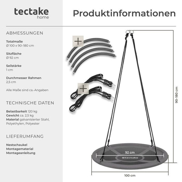 Nestschaukel Swayer Ø 100 cm