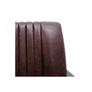 Sessel Loungesessel Polstersessel Relaxsessel, Metall Industriedesign - vintage braun