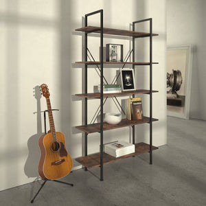 Regal Glasgow Industrial Holz dunkel, rustikal