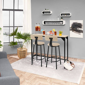 2 Barhocker Poole Industrial hellbraun