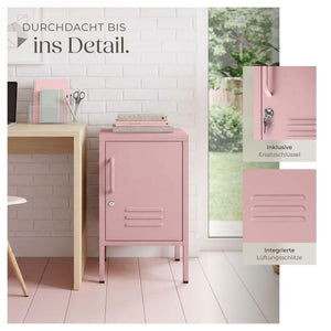 Nachttisch Baker mit Magnetverschluss rosa