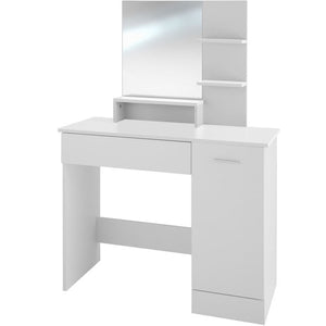 Zoe white dressing table