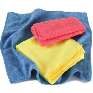 6 microfiber cloths 35x35cm, washable
