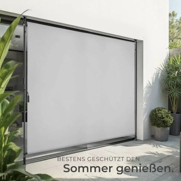 Klemmmarkise Taija hellgrau 200 x 310 cm