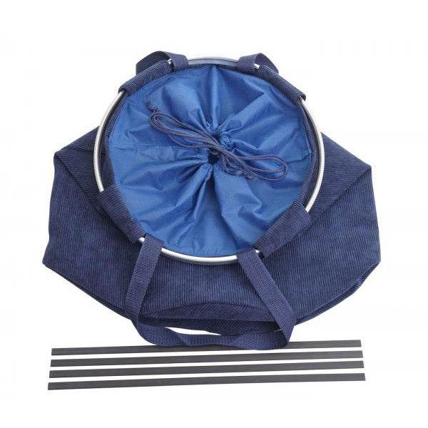 Wäschesammler Wäschekorb Wäschesack Wäschebehälter mit Kordelzug cord blau