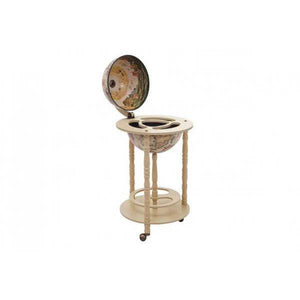 Globusbar Minibar Hausbar Weinregal, Weltkugel Ø 33cm rollbar