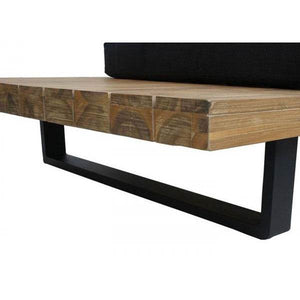 Garten-Garnitur HWC-H54, Garnitur Sitzgruppe Lounge-Set, Spun Poly Akazie Holz MVG Alu ~ hellbraun, Polster dunkelgrau