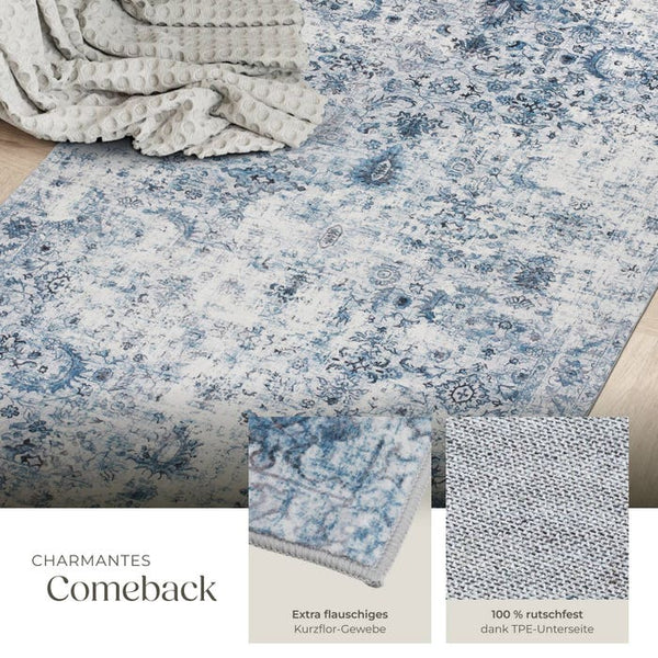Tapis design vintage Amara 80 x 150 cm