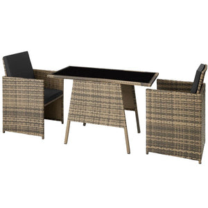 Rattan Sitzgruppe Lausanne natur