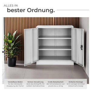 Aktenschrank grau