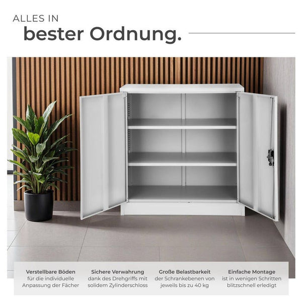 Aktenschrank grau