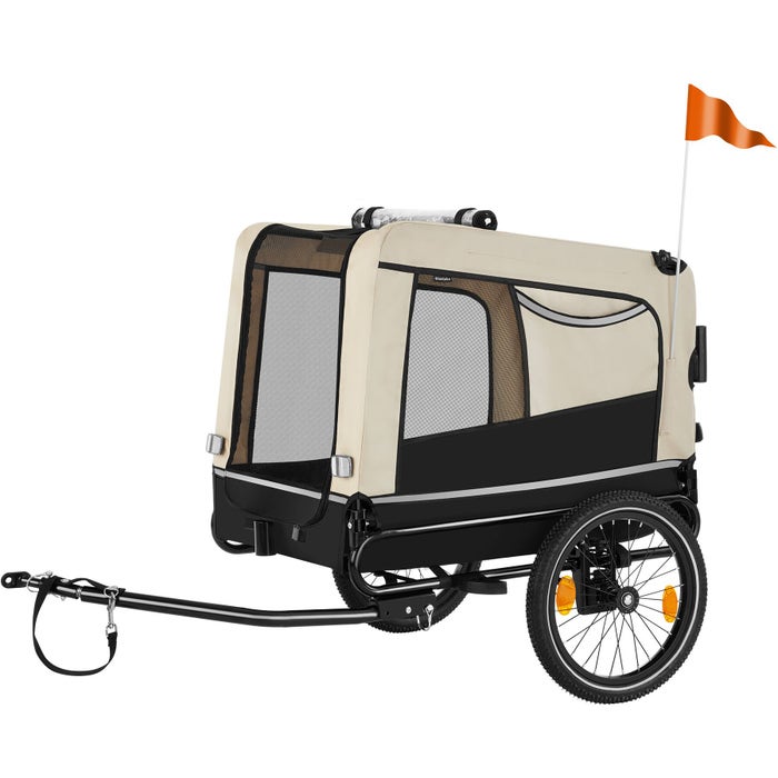 Rimorchio per cani WoofRider, beige