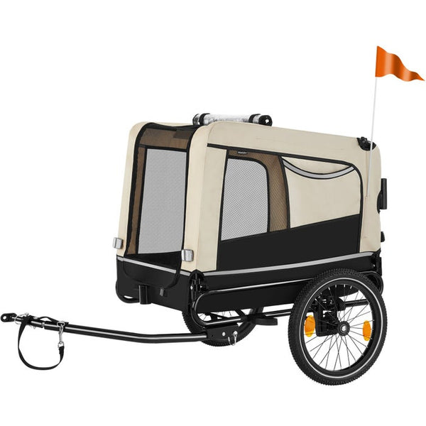 Hundeanhänger WoofRider beige