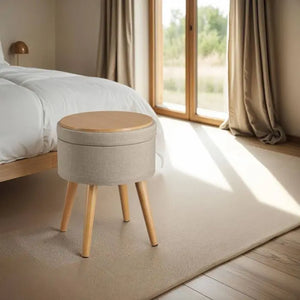 Sitzhocker mit Stauraum Yara Sand