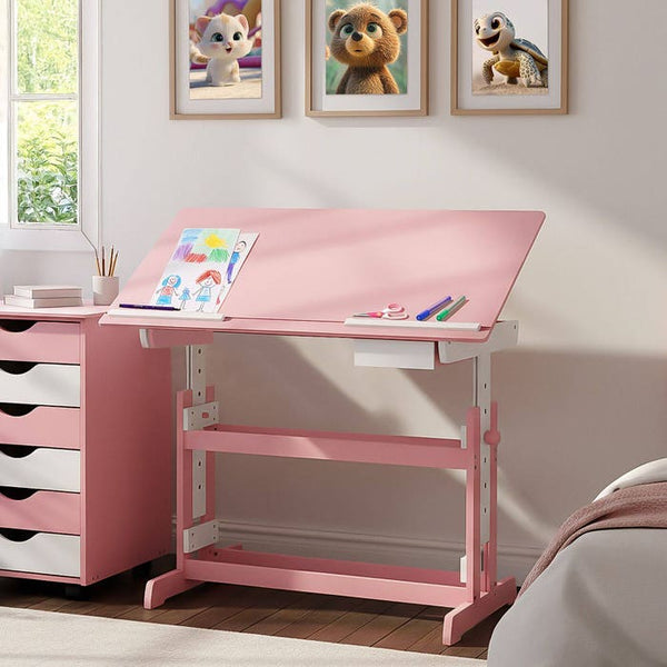 Schreibtisch pink