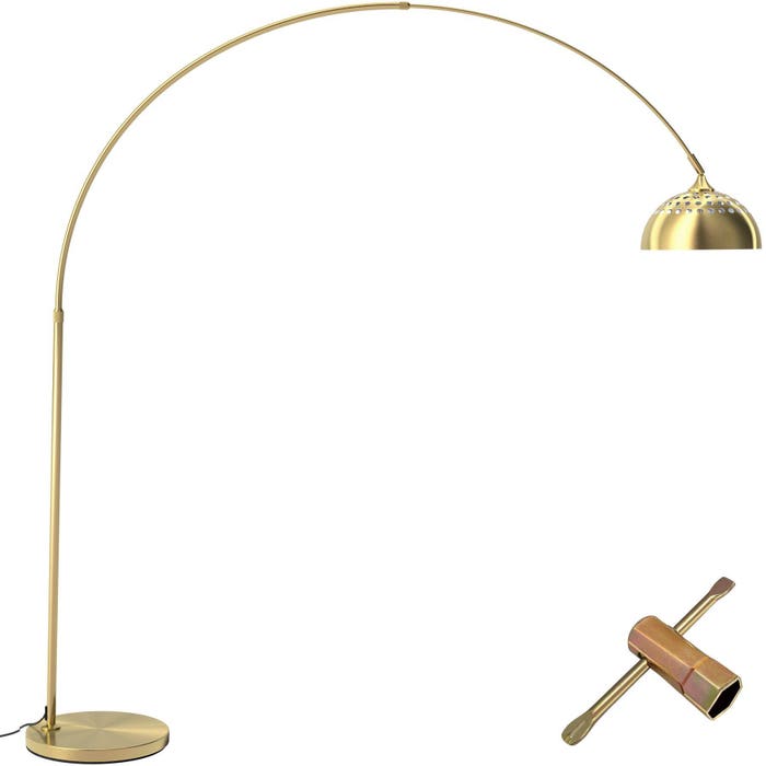 Arcus gold arc lamp
