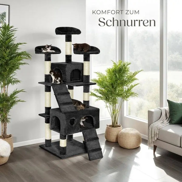 Kratzbaum Mogli schwarz 170 cm