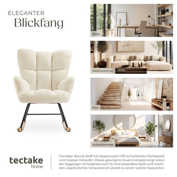 Schaukelstuhl Torve beige