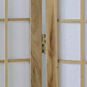 4fach Holz Paravent Raumteiler Shoji NEU !in natur!