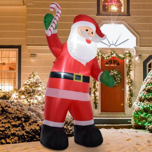 Aufblasbarer Weihnachtsmann 160 cm x 85 cm x 243 cm