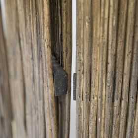 Paravent Weide Grau | 3 teilig | Raumteiler Trennwand Sichtschutz