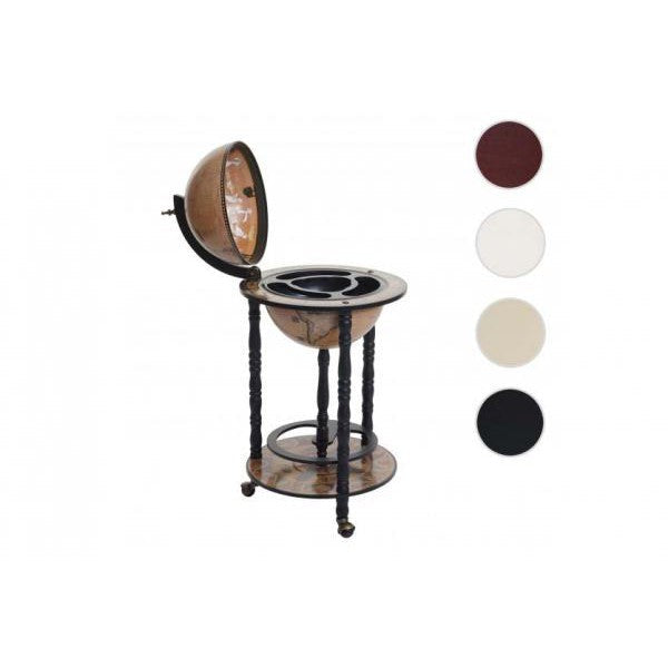 Globusbar Minibar Hausbar Weinregal, Weltkugel Ø 33cm rollbar