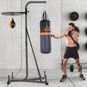 Boxsackhalterung Boxsackständer mit Punchingball 100 KG Belastbar Boxsack