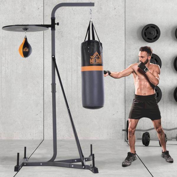 Boxsackhalterung Boxsackständer mit Punchingball 100 KG Belastbar Boxsack