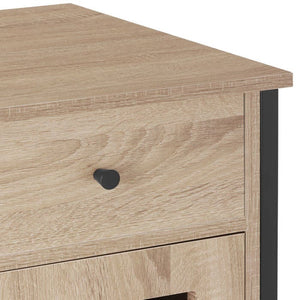 Nachttisch Waterford Industrial Holz hell, Eiche Sonoma