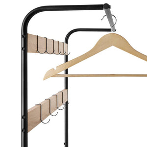 Garderobe Industrial Holz hell, Eiche Sonoma 73,5x36x184cm