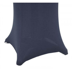 Stehtischhusse HWC-J30, Tischhusse Husse Bezug Überzug, Stretch Ø 60cm ~ anthrazit-grau